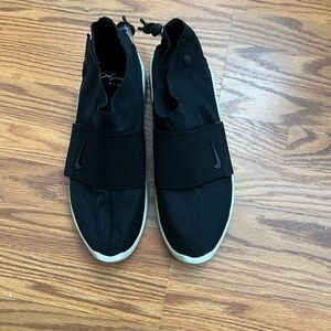 Nike Black Sneakers with White Sole